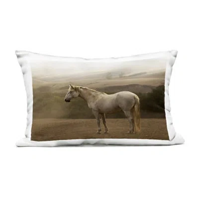 Stupell Industries Highland Cow With Vibrant Hair Outdoor Printed Pillow, Design By Jadei Graphics