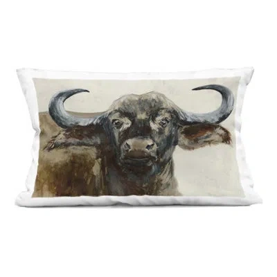 Stupell Industries Highland Spirit Portrait Decorative Printed Throw Pillow Design By Jacob Q In Brown