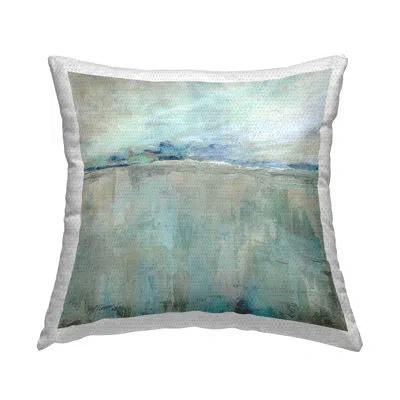 Stupell Industries Hues Of The Sea View Outdoor Printed Pillow By Carol Robinson In Blue