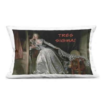 Stupell Industries Iconic Tres Sigma Decorative Printed Throw Pillow, Design By Grotto Studios, 14 X 7 X 20 In Pink