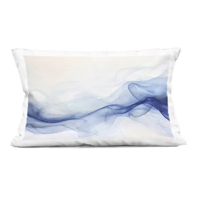Stupell Industries Indigo Ethereal Mist Decorative Printed Throw Pillow Design By Andrea Haase In Abstract 1