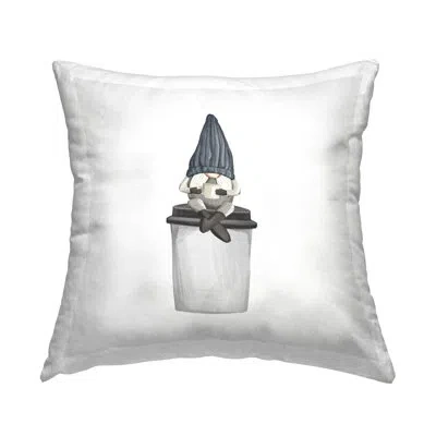 Stupell Industries Kitchen Coffee Gnome Sitting Printed Throw Pillow Design By Ziwei Li