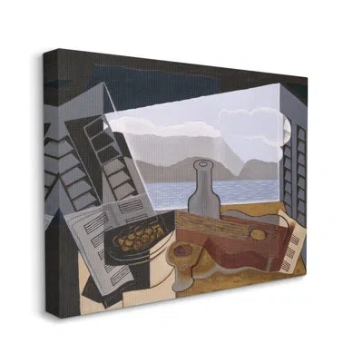 Stupell Industries La Fenetre Ouverte By One1000paintings - Floater Frame Painting On Canvas In Wrapped Canvas