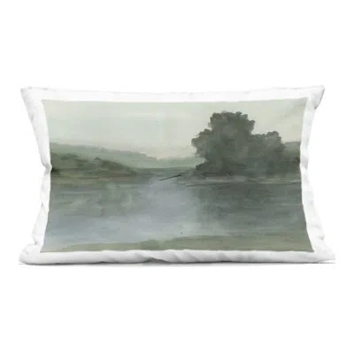 Stupell Industries Lake & Mountain View Decorative Printed Throw Pillow, Design By Ethan Harper