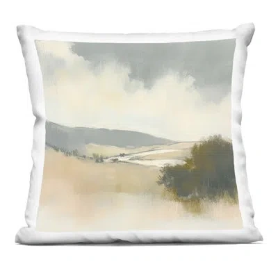 Stupell Industries Land Of Strokes Scenery Decorative Printed Throw Pillow Design By Mona Grace In Gray