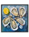 Stupell Industries Lemon & Oysters Seafood Framed Giclee Art In Multi