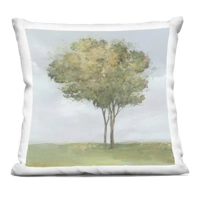 Stupell Industries Looming Spring Tree Bloom Decorative Printed Throw Pillow Design By Ian C. In Green