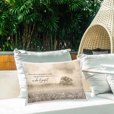 Stupell Industries Make It Perfect Landscape Outdoor Printed Pillow, Design By Lori Deiter