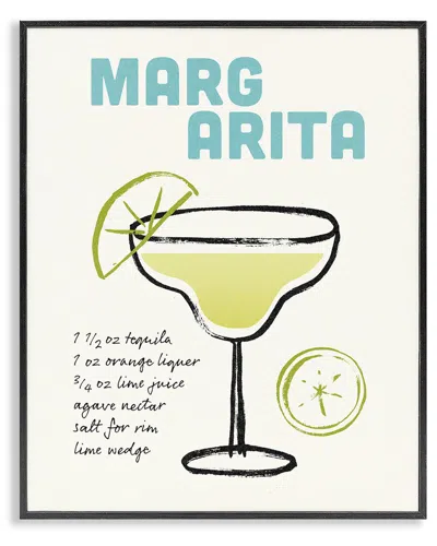Stupell Industries Margarita Drink Recipe Framed Giclee Art In Multi