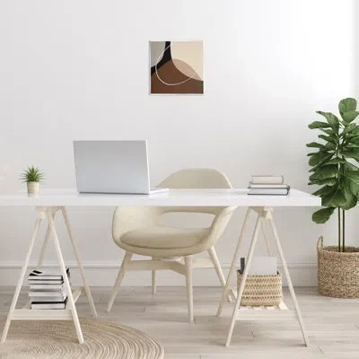 Stupell Industries Minimal Project Abstraction Wall Plaque Art By Patricia Pinto In Brown