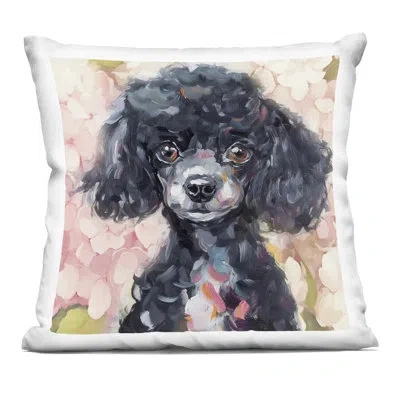 Stupell Industries Miss Baroness Blush Decorative Printed Throw Pillow, Design By Tina Lecour, 18 X 7 X 18 In Pink Dog 3