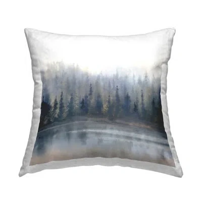 Stupell Industries Misty Gray Forest Decorative Printed Throw Pillow Design By Danhui Nai
