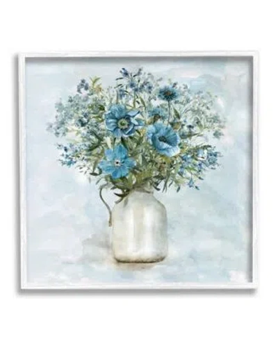 Stupell Industries Mixed Geranium Bouquet Milk Pitcher Art Collection In Multi-color