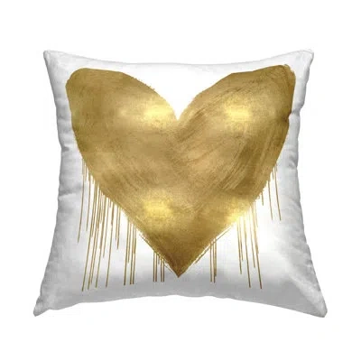Stupell Industries Modern Glam Heart Shape Printed Throw Pillow By Lindsay Rodgers