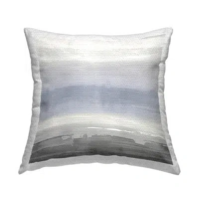 Stupell Industries Modern Purple Grey Gradient Outdoor Printed Pillow By Rachel Springer In Gray;beige