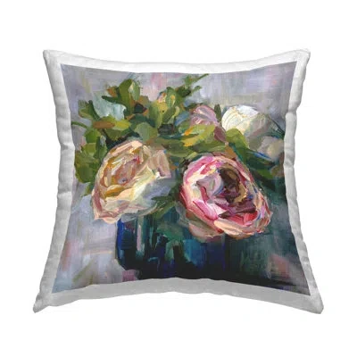 Stupell Industries Modern Rose Arrangement Printed Throw Pillow Design By Borcherding