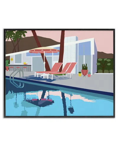 Stupell Industries Modern Tropical Vacation Home Framed Giclee Art In Multi