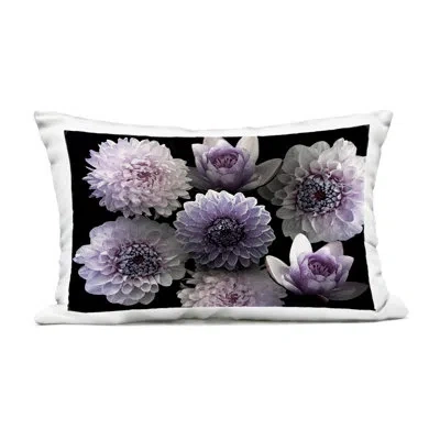 Stupell Industries Moody Bouquet Flower Photography Outdoor Printed Pillow Design By Marcus Prime In Black