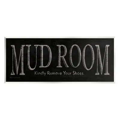 Stupell Industries Mud Room Remove Shoes Reminder By Stephanie Workman Marrott - Graphic Art In Wood