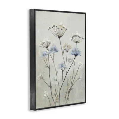 Stupell Industries Neutral Dandelions Framed Giclee Art, Design By Patricia Pinto In Midnight Black Framed Giclee