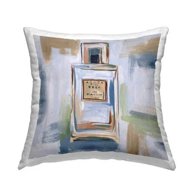 Stupell Industries Neutral Perfume Bottle Decorative Printed Throw Pillow Design By Melissa Wang In Blue