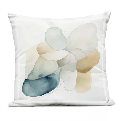 Stupell Industries Neutral Rounded Forms Outdoor Printed Pillow, Design By Irena Orlov