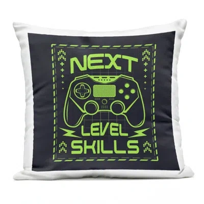 Stupell Industries Next Level Skills Outdoor Printed Pillow Design By Jedco Brands, Inc. In Black