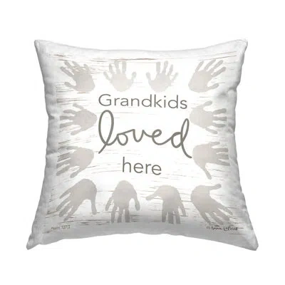 Stupell Industries No Decorative Addition Throw Pillow In Beige
