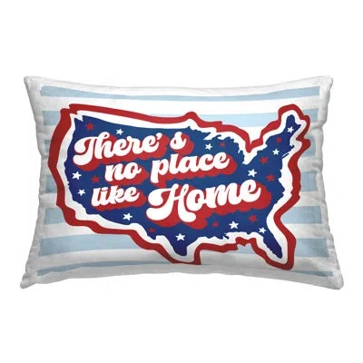 Stupell Industries No Place Like Home Decorative Printed Throw Pillow Design By Natalie Carpentieri In Blue