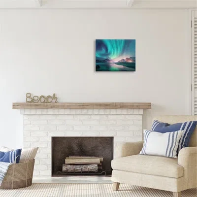 Stupell Industries Northern Lights Photography Canvas Wall Art Design By Incado In Multicolor