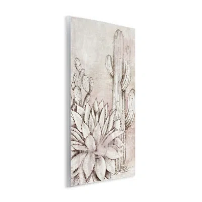 Stupell Industries Oasis Guardians Botanicals Wall Plaque, Design By Luna Mavis In Beige