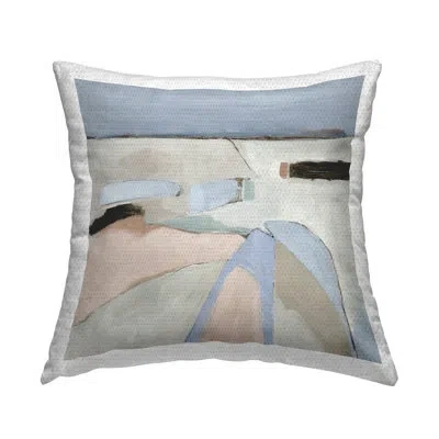 Stupell Industries Organic Neutral Landscape Outdoor Printed Pillow By Jacob Q In Beige