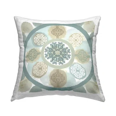 Stupell Industries Ornate Boho Mandala Shapes Printed Throw Pillow Design By Flora Kouta