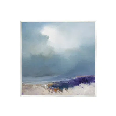 Stupell Industries Overcast Ocean Splashing Waves Canvas Wall Art By Patrick Dennis In Unframed