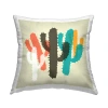 Stupell Industries Overlapping Cactus Pattern Decorative Printed Throw Pillow Design By Sd Graphics Studio In Beige