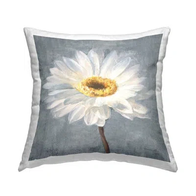 Stupell Industries Paris Blossom On Grey Decorative Printed Throw Pillow Design By Danhui Nai In Gray