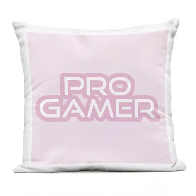 Stupell Industries Pastel Pink Pro Gamer Design By Yass Naffas Designs Outdoor Printed Pillow