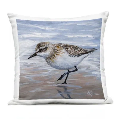 Stupell Industries Piper Shore Painting Outdoor Printed Pillow Design By Lindsay Kivi Fine Art In Blue