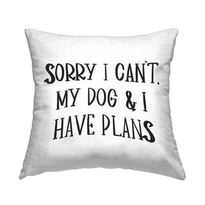 Stupell Industries Plans With Dog Printed Outdoor Throw Pillow Design By Sd Graphics Studio In White