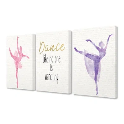 Stupell Industries Plants & Flowers 3 - Piece Canvas Art In Multi
