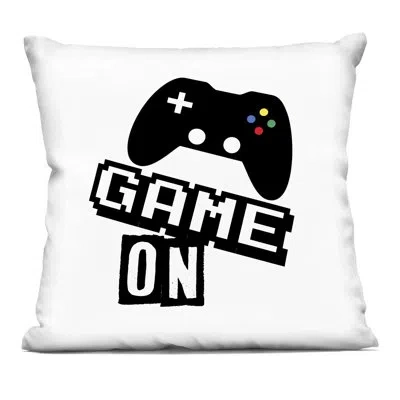 Stupell Industries Playful Game On Decorative Printed Throw Pillow, Design By Marcus Prime In Black
