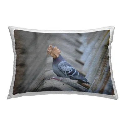 Stupell Industries Polyester Lumbar Rectangular Indoor/outdoor Pillow Cover & Insert By John Speirs In Gray;grey