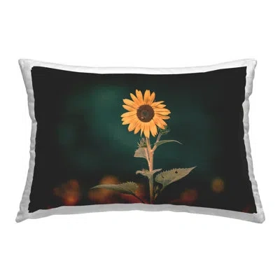 Stupell Industries Polyester Throw Pillow In Black
