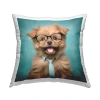 Stupell Industries Polyester Throw Pillow In Blue