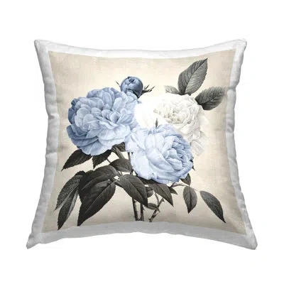 Stupell Industries Polyester Throw Pillow In Blue
