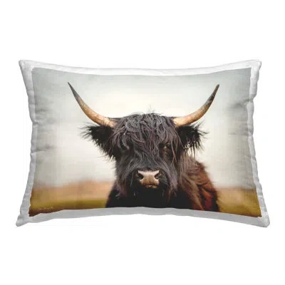 Stupell Industries Polyester Throw Pillow In Brown