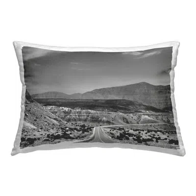 Stupell Industries Polyester Throw Pillow In Gray