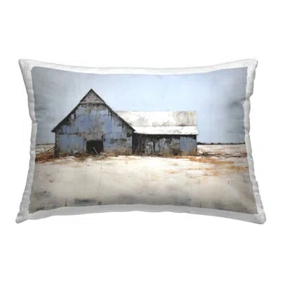 Stupell Industries Polyester Throw Pillow In Gray