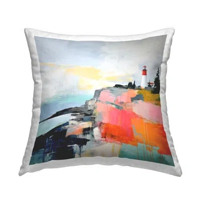 Stupell Industries Polyester Throw Pillow In Gray