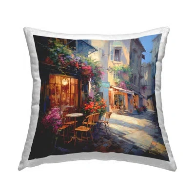 Stupell Industries Polyester Throw Pillow In Gray